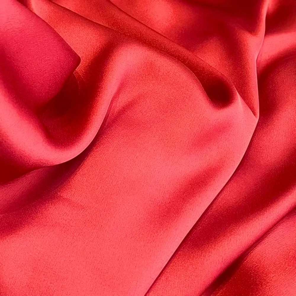 Bright Red 100% SILK SATIN Large Shawl Scarf Wedding Wrap Bridesmaid Cover up